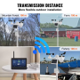 Station météo sans fil SucceBuy 7 en 1 Wi-Fi avec écran couleur 7" et capteur solaire